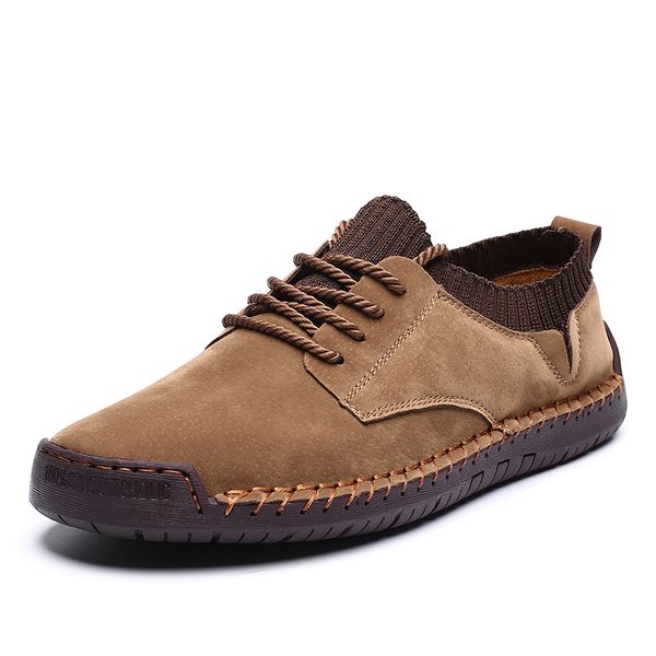 new spring men's shoes lace-up men outdoor casual shoes quality suede leather loafers man flats shoes moccasins 38-48, Black
new spring men's shoes lace-up men outdoor casual shoes quality suede leather loafers man flats shoes moccasins 38-48, Black