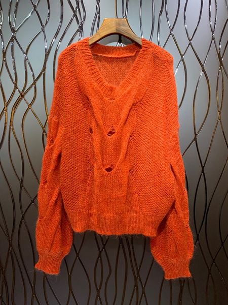 2019 early autumn new woman v-collar pure-color decorative long-sleeved loose sweater knitted shirt 806, White;black
2019 early autumn new woman v-collar pure-color decorative long-sleeved loose sweater knitted shirt 806, White;black