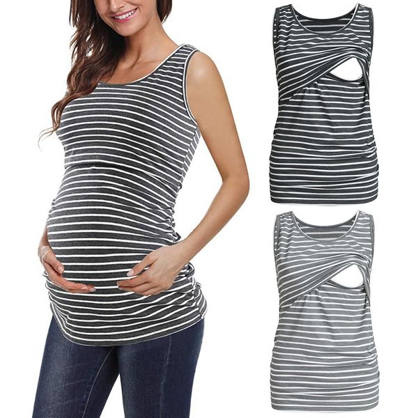 women maternity sleeveless mom nursing baby vest pregnancy breastfeeding clothes for pregnant women zwangerschaps shirt, White
women maternity sleeveless mom nursing baby vest pregnancy breastfeeding clothes for pregnant women zwangerschaps shirt, White