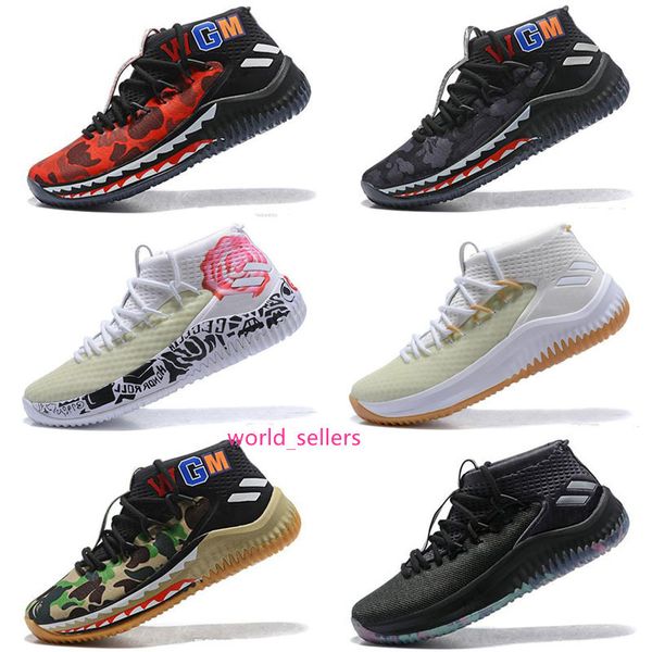 damian lillard 4 men's basketball shoes for dame 4s black white army green red casual sports sneakers us 7-12
damian lillard 4 men's basketball shoes for dame 4s black white army green red casual sports sneakers us 7-12