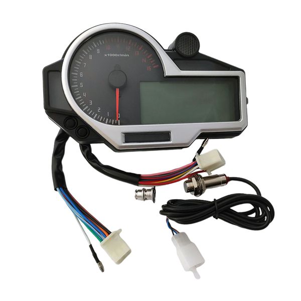 universal lcd motorcycle speedometer 6 gear lcd odometer tachometer speed fuel gauge 199 kmh mph with yellow backlight
universal lcd motorcycle speedometer 6 gear lcd odometer tachometer speed fuel gauge 199 kmh mph with yellow backlight