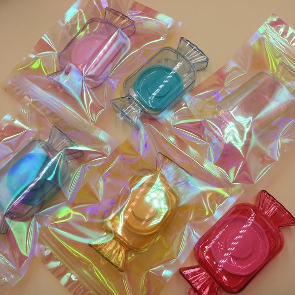 2020 new design candy lash box 12pcs/lot clear eyelash packaging with holographic lash bags
2020 new design candy lash box 12pcs/lot clear eyelash packaging with holographic lash bags