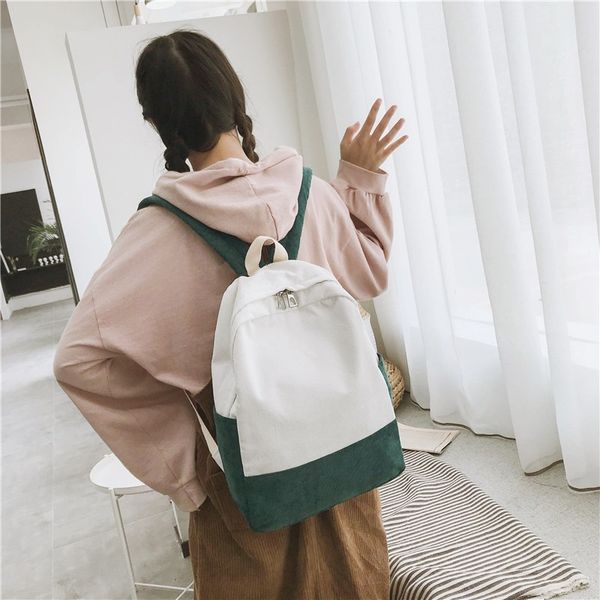 2020 new fashion backpack women's korean version of the fashion simple stitching backpack casual large-capacity bag ladies
2020 new fashion backpack women's korean version of the fashion simple stitching backpack casual large-capacity bag ladies