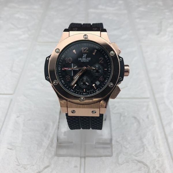brand big bang chronograph luxury watches mens rubber band fashion folding buckle quartz watch for man sports watches, Slivery;brown
brand big bang chronograph luxury watches mens rubber band fashion folding buckle quartz watch for man sports watches, Slivery;brown