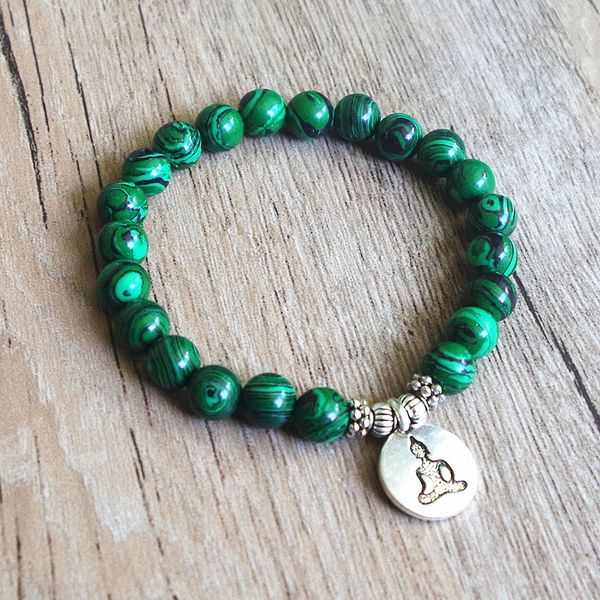diy handmade jewelry malachite beaded bracelet yoga chakra prayer mala buddha bracelet women men strand charm, Golden;silver
diy handmade jewelry malachite beaded bracelet yoga chakra prayer mala buddha bracelet women men strand charm, Golden;silver