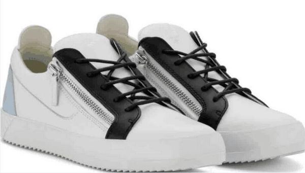 nuine leather casual shoes golden zipper men and women low zip sneakers trainers 35-47, Black
nuine leather casual shoes golden zipper men and women low zip sneakers trainers 35-47, Black