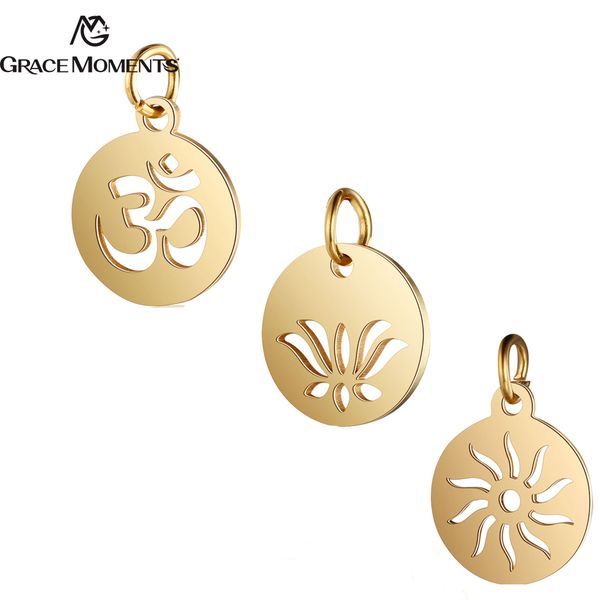 5pcs/lot 316l stainless steel charms gold color hollow om lotus sun charm pendants for fashion jewelry making diy handmade, Bronze;silver
5pcs/lot 316l stainless steel charms gold color hollow om lotus sun charm pendants for fashion jewelry making diy handmade, Bronze;silver