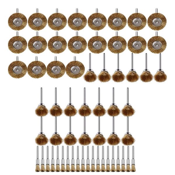 60pcs mini wire brush wheel cup steel wire brush set shank for power dremel rotary tools polishing buf
60pcs mini wire brush wheel cup steel wire brush set shank for power dremel rotary tools polishing buf