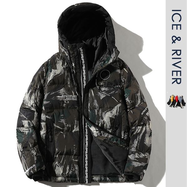 men 2019 winter new waterproof hooded camouflage jacket parkas men fashion outwear thick warm windbreaker parkas coats 4xl, Black
men 2019 winter new waterproof hooded camouflage jacket parkas men fashion outwear thick warm windbreaker parkas coats 4xl, Black