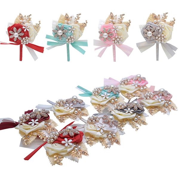 2019 bride groom hand wrist corsages artificial rose flowers pins wedding party supplies wedding corsages boutonnieres brooches, Gray
2019 bride groom hand wrist corsages artificial rose flowers pins wedding party supplies wedding corsages boutonnieres brooches, Gray