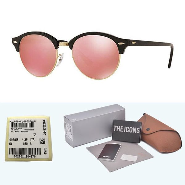 High Quality Brand designer Round Sunglasses Men Women Sun glasses Plank Frame Flash Mirror Glass Lens with Retail box and label
High Quality Brand designer Round Sunglasses Men Women Sun glasses Plank Frame Flash Mirror Glass Lens with Retail box and label