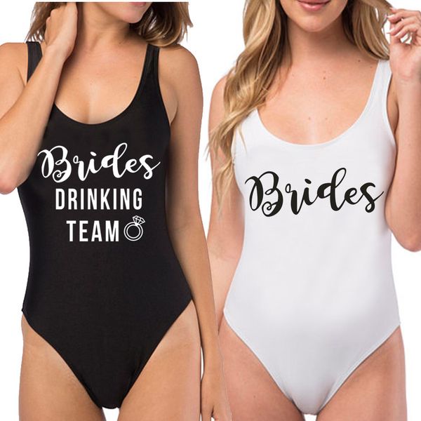 solid swimwears women one piece swimsuit bride drinking team print bodysuit bachelor party bikini fun bathingsuit female, White;black
solid swimwears women one piece swimsuit bride drinking team print bodysuit bachelor party bikini fun bathingsuit female, White;black