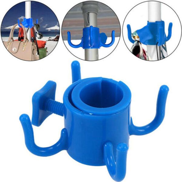 new beach umbrella column hanging hook plastic camping trip clasp four prongs coats bag hats outdoor hanger
new beach umbrella column hanging hook plastic camping trip clasp four prongs coats bag hats outdoor hanger