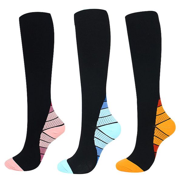 1 pair women's sport socks autumn fashion knee legging socks fighting color high elastic sports socks for for baseball football, Black
1 pair women's sport socks autumn fashion knee legging socks fighting color high elastic sports socks for for baseball football, Black