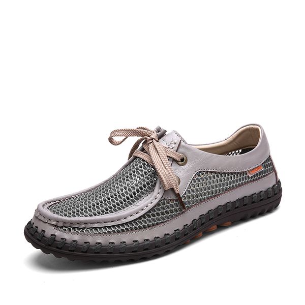 men's slat shoes new hollow breathable cowhide summer genuine leather fashion shoes men male casual, Black
men's slat shoes new hollow breathable cowhide summer genuine leather fashion shoes men male casual, Black