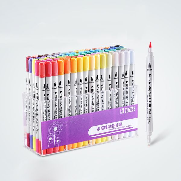 12/24/36/48/80 colors dual tip art markers set watercolor pen fineliner brush marker pens for calligraphy manga drawing coloring
12/24/36/48/80 colors dual tip art markers set watercolor pen fineliner brush marker pens for calligraphy manga drawing coloring