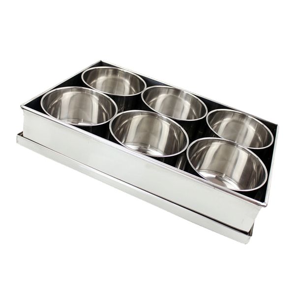 stainless steel condiment spice jars, condiment pots with tray holder for home and kitchen, 350ml, 2 types to choose
stainless steel condiment spice jars, condiment pots with tray holder for home and kitchen, 350ml, 2 types to choose