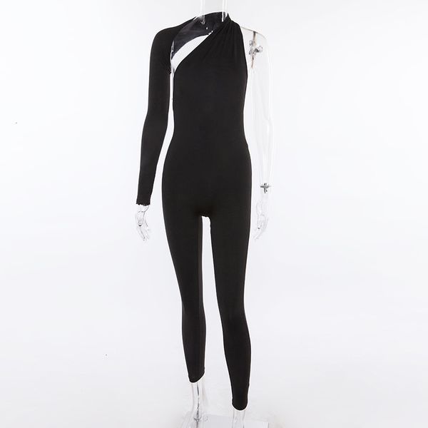 women jumpsuits new arrival solid fluorescence one shoulder full sleeve solid female skinny rompers jumpsuits bodysuit, Black;white
women jumpsuits new arrival solid fluorescence one shoulder full sleeve solid female skinny rompers jumpsuits bodysuit, Black;white