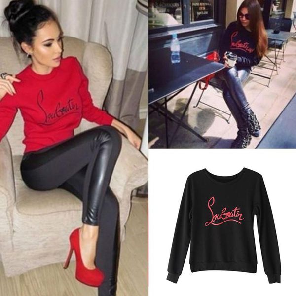 Women hoodie fa hion letter printed harajuku black red o neck long leeve pullover track uit ca ual lim top
Women hoodie fa hion letter printed harajuku black red o neck long leeve pullover track uit ca ual lim top