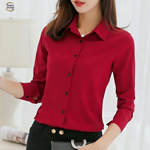 blouse office women summer chiffon blouses shirts ladies girls casual formal blouse long sleeve female shirt blusa feminina, White
blouse office women summer chiffon blouses shirts ladies girls casual formal blouse long sleeve female shirt blusa feminina, White