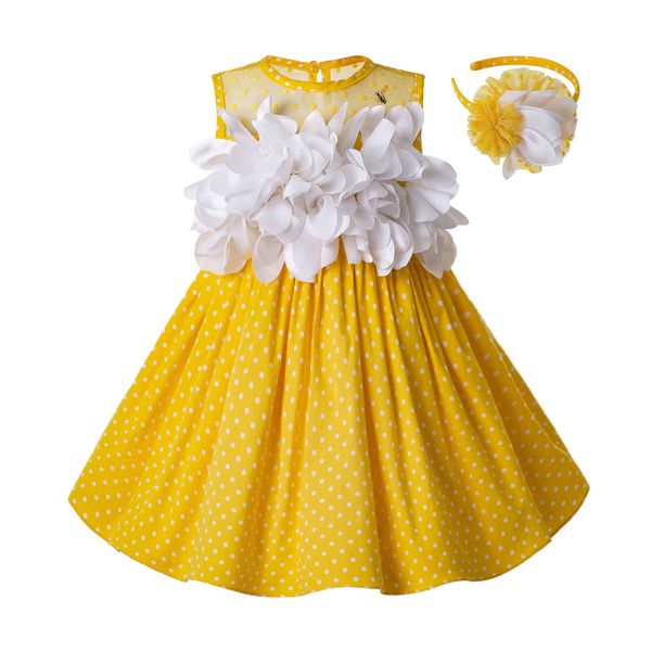 Pettigirl 2019 Newest Girls Dress Summer Flower Girl Dress Sleeveless Yellow Cotton Baby Girl Designer Clothes G-DMGD201-C137
Pettigirl 2019 Newest Girls Dress Summer Flower Girl Dress Sleeveless Yellow Cotton Baby Girl Designer Clothes G-DMGD201-C137