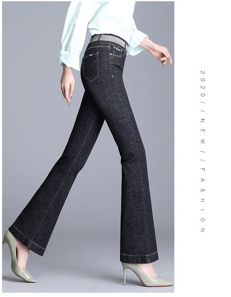 black han edition hole bigger sizes of tall waist cultivate one's morality spring new age reduction fat mm long denim trousers, Blue
black han edition hole bigger sizes of tall waist cultivate one's morality spring new age reduction fat mm long denim trousers, Blue