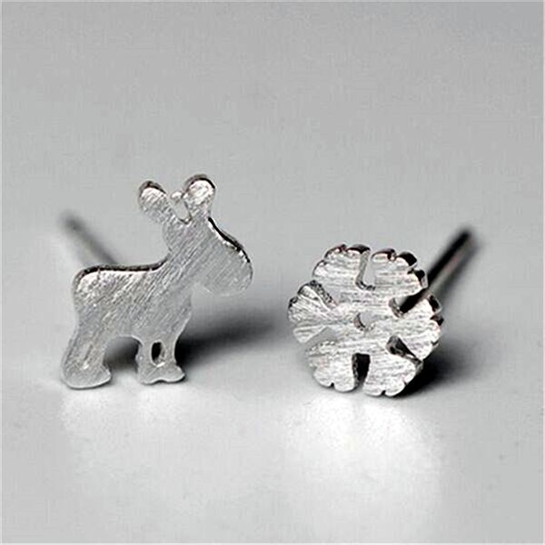 simple fashion silver earrings personality charm classic temperament female wild brushed snowflake training deer ear jewelry, Golden;silver
simple fashion silver earrings personality charm classic temperament female wild brushed snowflake training deer ear jewelry, Golden;silver