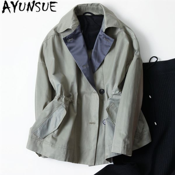 female trench coat 2020 spring women's windbreaker vintage fashion korean women clothes overcoat chaqueta mujer dc-1106 kj4163, Tan;black
female trench coat 2020 spring women's windbreaker vintage fashion korean women clothes overcoat chaqueta mujer dc-1106 kj4163, Tan;black