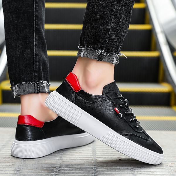 genuine leather casual shoes men shoes light comfortable flats korean version sneakers new classic style men casual, Black
genuine leather casual shoes men shoes light comfortable flats korean version sneakers new classic style men casual, Black