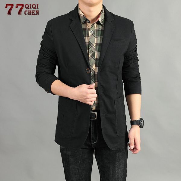 men's jackets blazer men casual bomber jacket spring autumn luxury business cotton suit coat army cargo jaqueta masculina 5xl, Black;brown
men's jackets blazer men casual bomber jacket spring autumn luxury business cotton suit coat army cargo jaqueta masculina 5xl, Black;brown