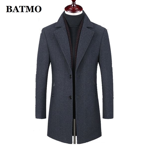 batmo 2019 new arrival autumn&winter wool casual trench coat men,men's wool coat,plus-size m-5xl 1828, Black
batmo 2019 new arrival autumn&winter wool casual trench coat men,men's wool coat,plus-size m-5xl 1828, Black