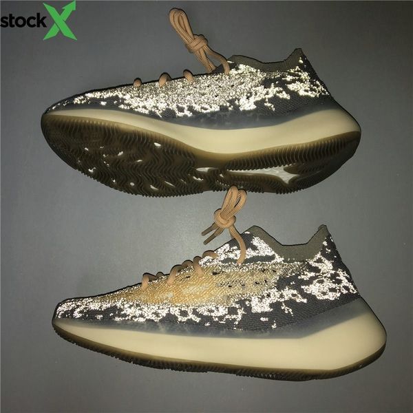 380 mist reflective basketball designer shoes comfort kanye west fashion sport zapatos sneakers ship with box, Black
380 mist reflective basketball designer shoes comfort kanye west fashion sport zapatos sneakers ship with box, Black