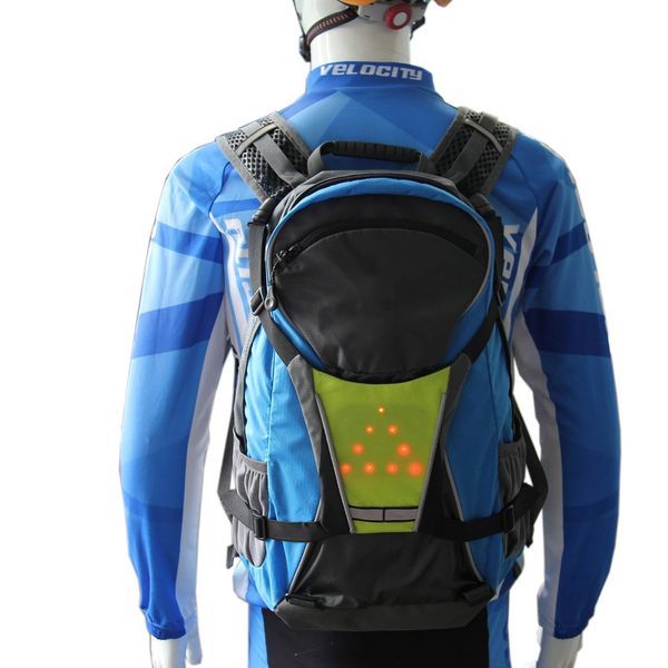 cycling bicycle vest led wireless safety turn signal light vest for bicycle riding night warning backpack guiding light, Black
cycling bicycle vest led wireless safety turn signal light vest for bicycle riding night warning backpack guiding light, Black