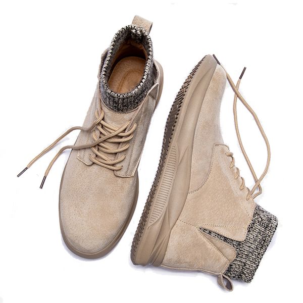 brand new cow suede leather men boots fashion men casual high-martins boots british trend joker men's socks sneakers, Black
brand new cow suede leather men boots fashion men casual high-martins boots british trend joker men's socks sneakers, Black