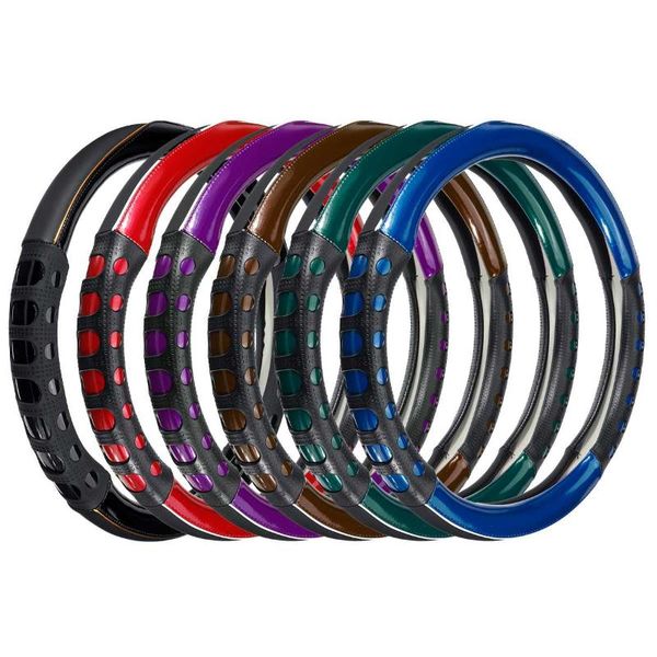 car styling 38cm universal car steering wheel cover pu leather anti slip resistance steering-wheel covers
car styling 38cm universal car steering wheel cover pu leather anti slip resistance steering-wheel covers