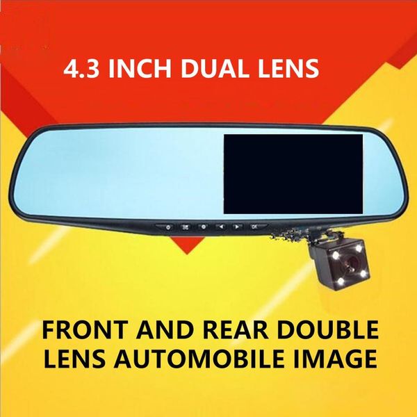 before and after double recording driving recorder 4.3 inch hd driving recorder 1080p car rearview mirror reversing image
before and after double recording driving recorder 4.3 inch hd driving recorder 1080p car rearview mirror reversing image