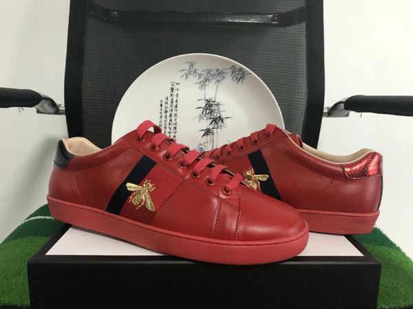 new original designer shoes fashion ace green red stripe bee tiger embroidery men and women casual shoelace box, Black
new original designer shoes fashion ace green red stripe bee tiger embroidery men and women casual shoelace box, Black