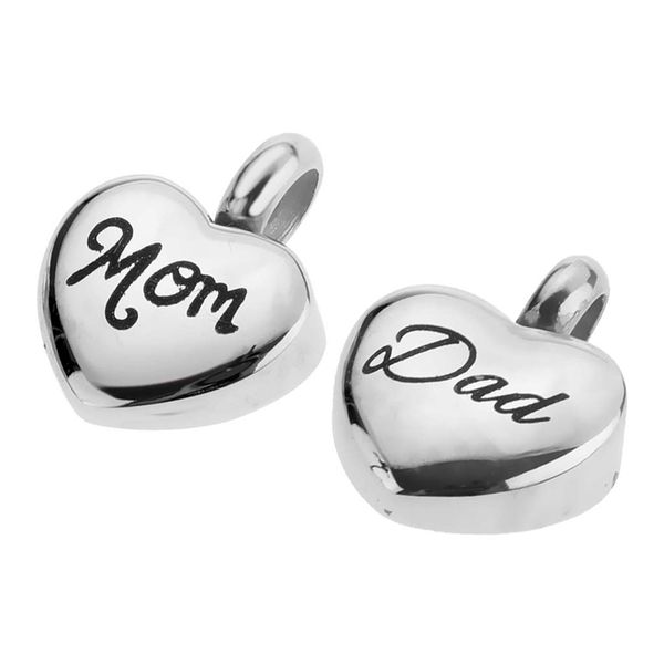 2 pieces waterproof silver stainless steel heart urn pendant mom dad memorial keepsake jewelry small locket openable
2 pieces waterproof silver stainless steel heart urn pendant mom dad memorial keepsake jewelry small locket openable