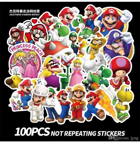mario cartoon stickers 100pcs/lot mario series paster collection decals scrapbooking kids toy diy motorcycle waterproof stickers
mario cartoon stickers 100pcs/lot mario series paster collection decals scrapbooking kids toy diy motorcycle waterproof stickers