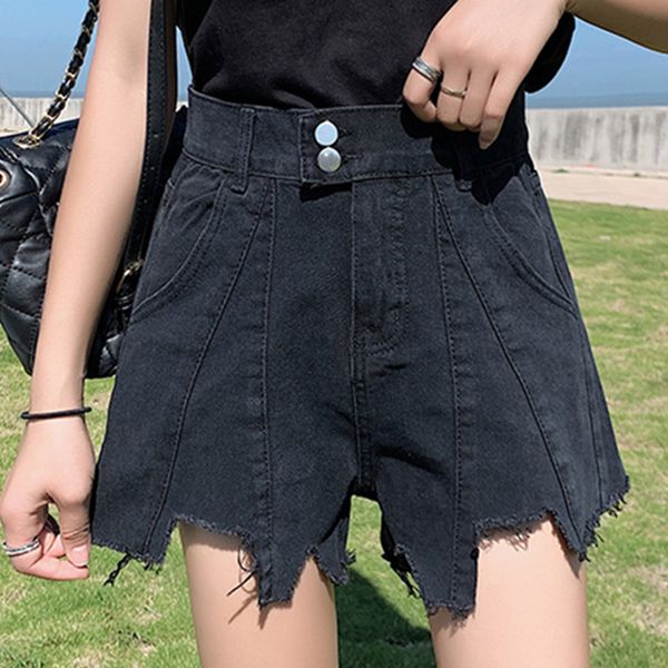 women high waist denim shorts jean female students summer new korean version loose large size s-5xl wide leg pants, Blue
women high waist denim shorts jean female students summer new korean version loose large size s-5xl wide leg pants, Blue