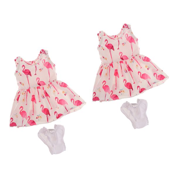 2 set 1/4 scale doll clothes girl skirt & underpants outfits 18 inch bjd dolls dress up accessories (flamingo prints
2 set 1/4 scale doll clothes girl skirt & underpants outfits 18 inch bjd dolls dress up accessories (flamingo prints