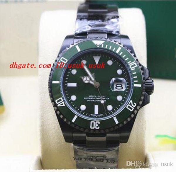 luxury watch new mens stainless steel coating ceramic green dial 116610 40mm automatic mechanical men watches, Slivery;brown
luxury watch new mens stainless steel coating ceramic green dial 116610 40mm automatic mechanical men watches, Slivery;brown