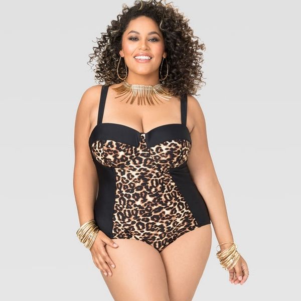 hibkn leopard underwireone piece swimsuit plus size push up swimsuit leopard monokini swimwear large sizes halterneck swimwear, White;black
hibkn leopard underwireone piece swimsuit plus size push up swimsuit leopard monokini swimwear large sizes halterneck swimwear, White;black
