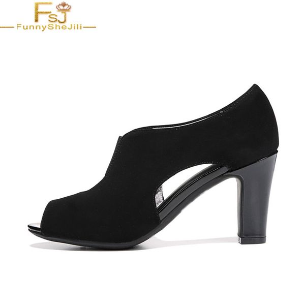 black cutout ankle boots high block heels woman peep toe booties large size 14 15 ladies fashion elastic front goring shoes fsj
black cutout ankle boots high block heels woman peep toe booties large size 14 15 ladies fashion elastic front goring shoes fsj