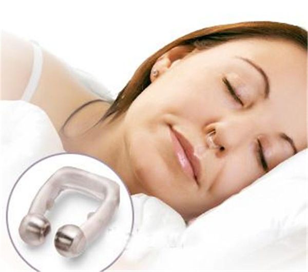 Anti Snore Nose Clip Snoring Cessation Silicone Magnetic Sleeping Aid Apnea Guard Night Device With Case