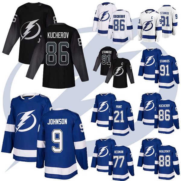 Tampa Bay 9 Johnson Jersey 21 Point 77 Hedman 86 Kucherov 88 Vasilevskiy 91 Stamkos Mens Stitched Jersey
Tampa Bay 9 Johnson Jersey 21 Point 77 Hedman 86 Kucherov 88 Vasilevskiy 91 Stamkos Mens Stitched Jersey
