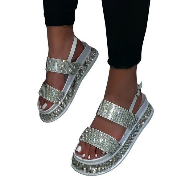 2020 outdoor wild fashion ladies summer shoes women waterproof platform thick bottom rhinestone slippers beach sandals woman, Black
2020 outdoor wild fashion ladies summer shoes women waterproof platform thick bottom rhinestone slippers beach sandals woman, Black