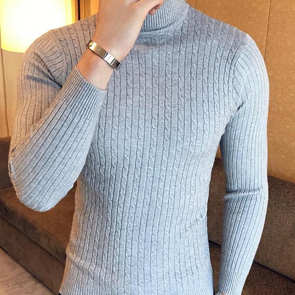 casual men winter solid color turtle neck long sleeve twist knitted slim sweater men's solid color turtleneck sweater, White;black
casual men winter solid color turtle neck long sleeve twist knitted slim sweater men's solid color turtleneck sweater, White;black