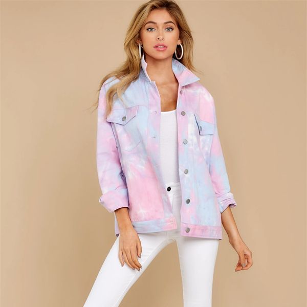 pink tie dye casual woman shirt turn down collar button women blouses pocket offical long sleeve summer outdoor female 2020, White
pink tie dye casual woman shirt turn down collar button women blouses pocket offical long sleeve summer outdoor female 2020, White