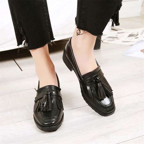 women oxford spring shoes soft pu leather loafers for woman sneakers female oxfords ladies tassel single 2020 summer shoes woman, Black
women oxford spring shoes soft pu leather loafers for woman sneakers female oxfords ladies tassel single 2020 summer shoes woman, Black